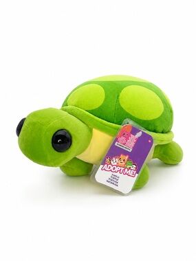 Adopt Me Turtle Plush Green Sea Turtle Stuffed Animal Roblox NWT